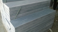 Blue stone scraped