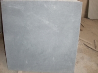 Blue stone scraped