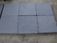 Blue stone tumbled